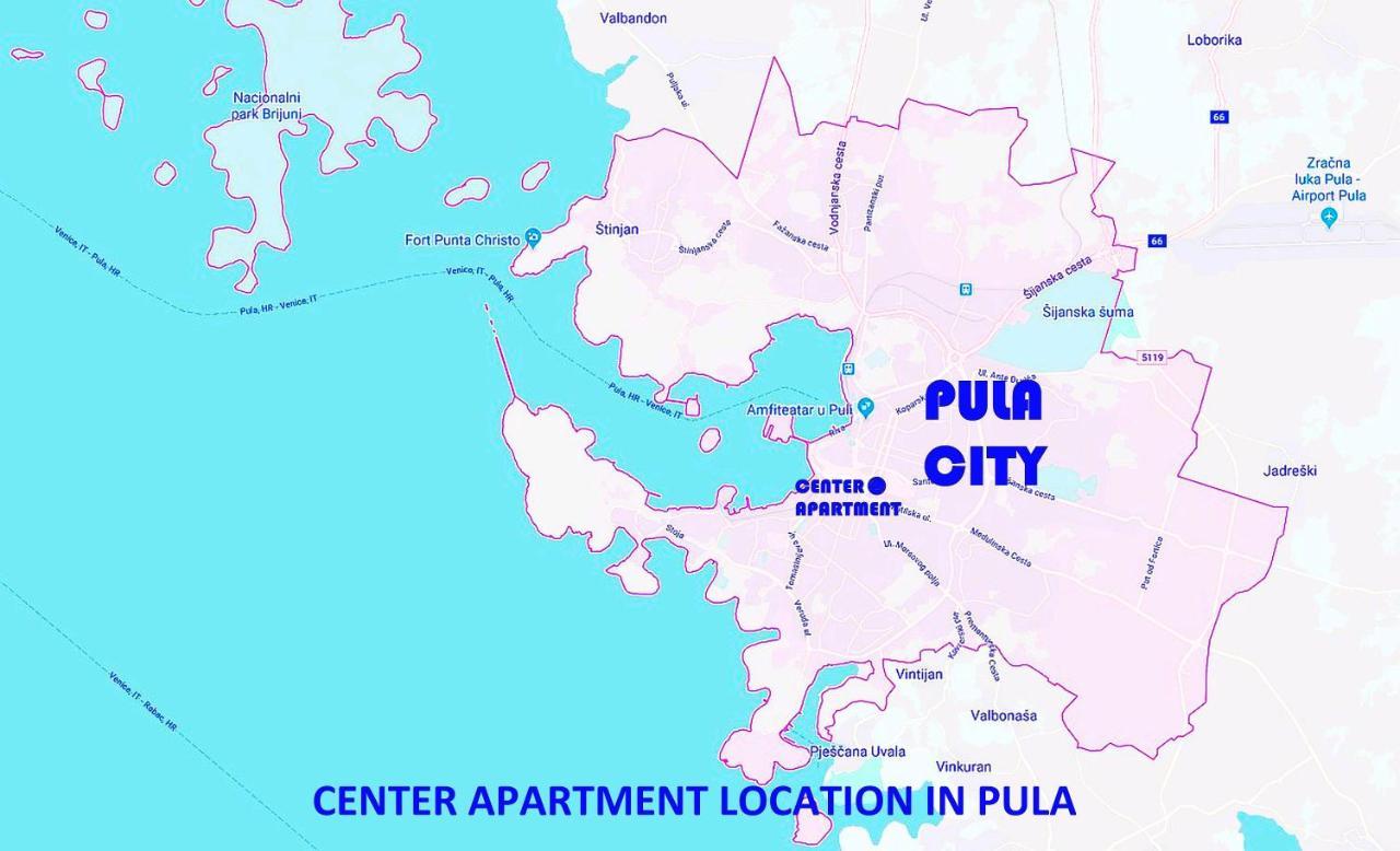Center Studio Apartment Póla Kültér fotó